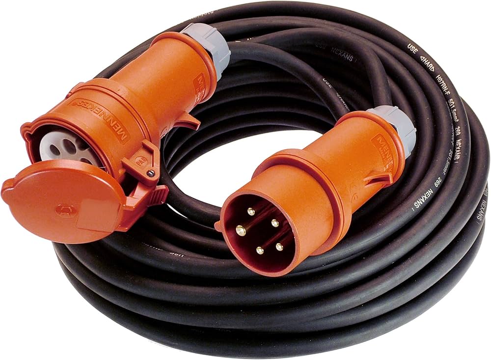 Câble Tri 32A Ho7rnF 5G6 - 20m